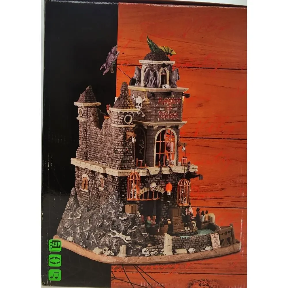 Lemax Spooky Town DUNGEON OF TERROR 35009 NRFB 2024 Sights & Sounds Spooky Ride*